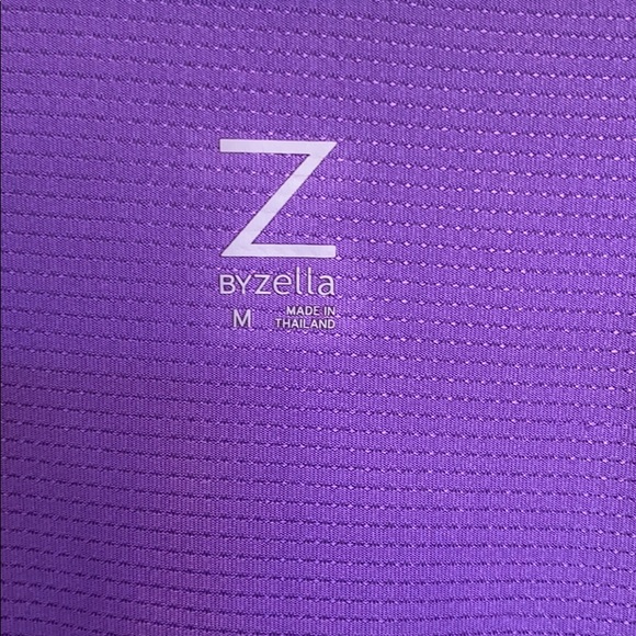 ❤️Z BY ZELLA 🟣 CREW NECK SHORT SLEEVE SHIRT SZ M - Picture 4 of 7